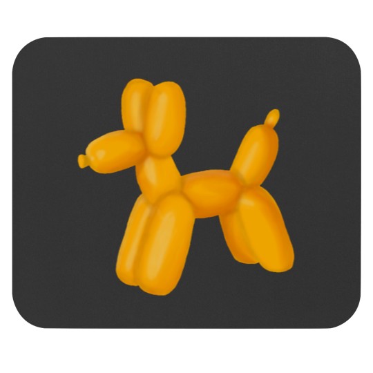 Discover Yellow balloon dog Mouse Pads