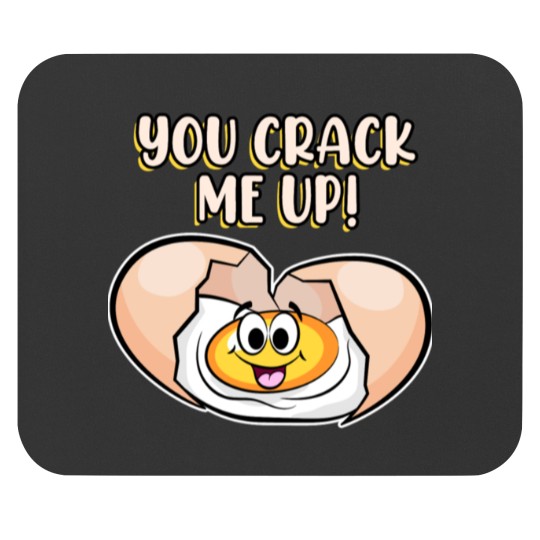 Discover Funny Egg Fried Egg Breakfast Mouse Pad