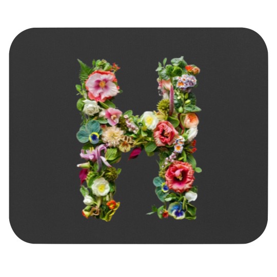 Discover Letter H Mouse Pads