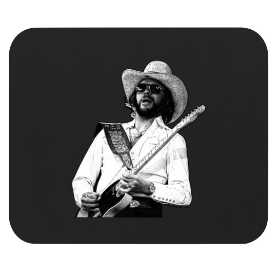 Discover Hank Williams jr. Retro - Hank Williams Jr - Mouse Pads