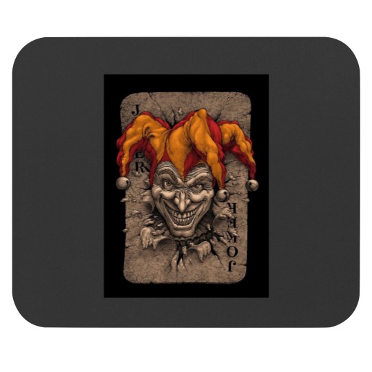 Discover joker, game, card game, smile Mouse Pads