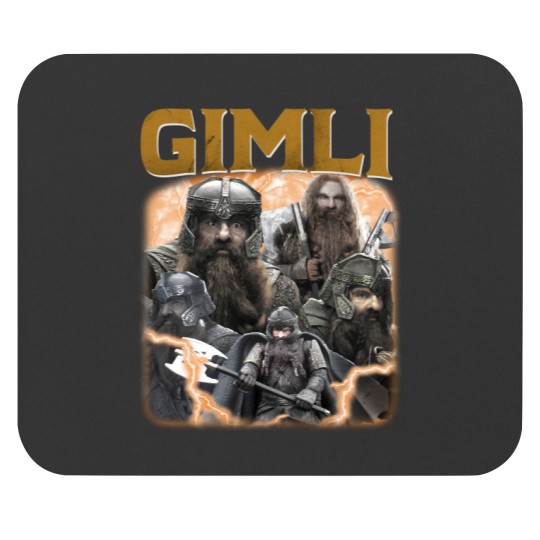 Discover LIMITED GIMLI Mouse Pads Crewneck Vintage 90s Grapic Mouse Pads Unisex GIMLI Mouse Pads