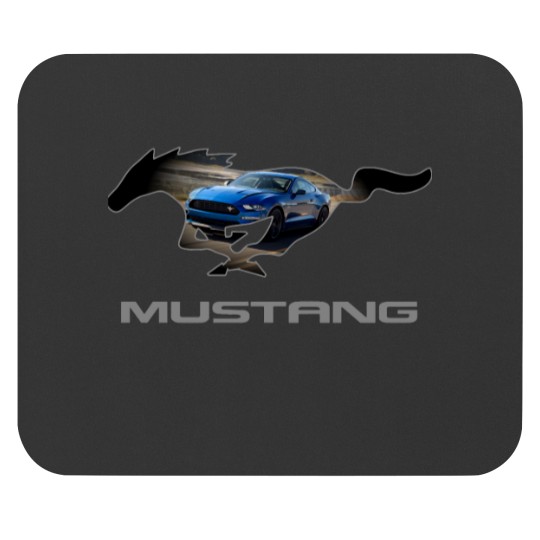 Discover Mustang GT Logo Emblem Design Mouse Pads