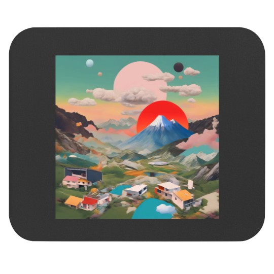 Discover Illusion of Japan Mouse Pads