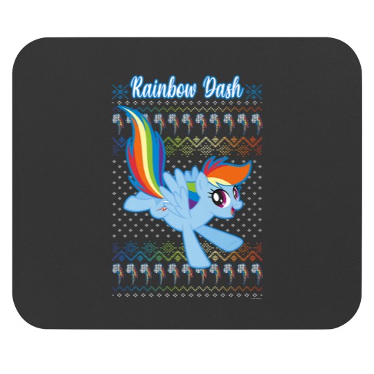 Discover My Little Pony Christmas Rainbow Dash Ugly Sweater Mouse Pads