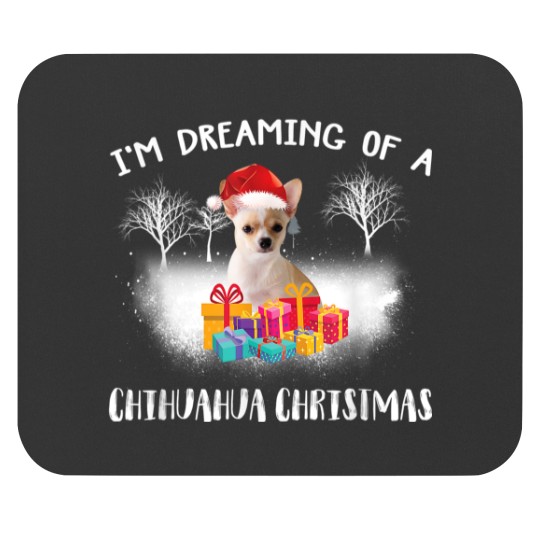 Discover Christmas Gift Idea For Chihuahua Dog Lover Family Matching Mouse Pads