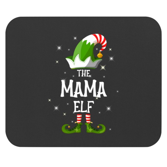 Discover The Mama Elf Family Matching Group Christmas Mouse Pads