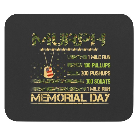 Discover Murph Memorial Day T-shirt for Weightlifters and Mouse Pads