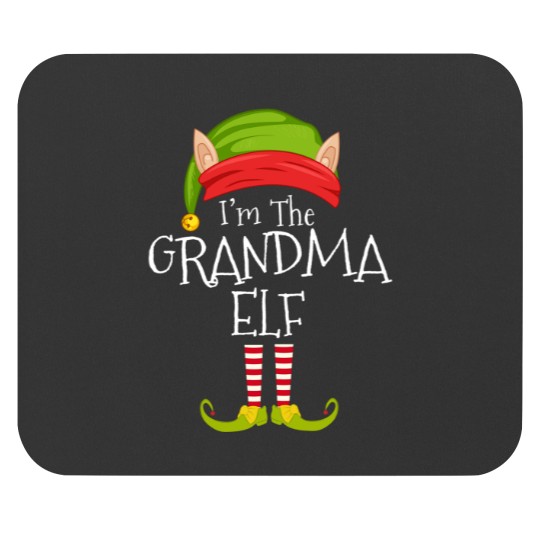 Discover Christmas Family Matching Costume I 39 M The Grandma Elf Xmas Mouse Pads