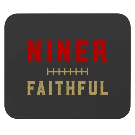 Discover Niner Faithful Football San Francisco Mouse Pads