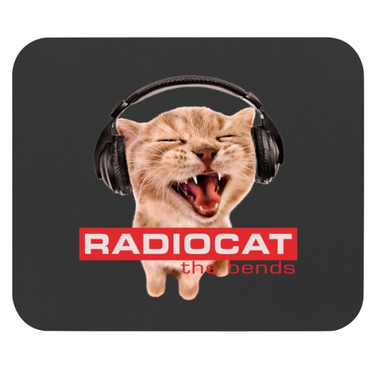 Discover RadioCat Mouse Pad, Meme Cat Inspired by Radiohead