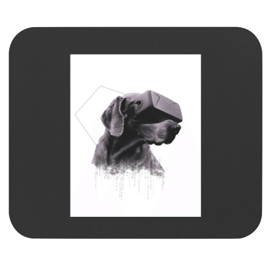 Discover Virtual Reality Dog Graphic Mouse Pads