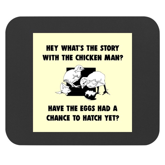 Discover Chicken Man Mouse Pads