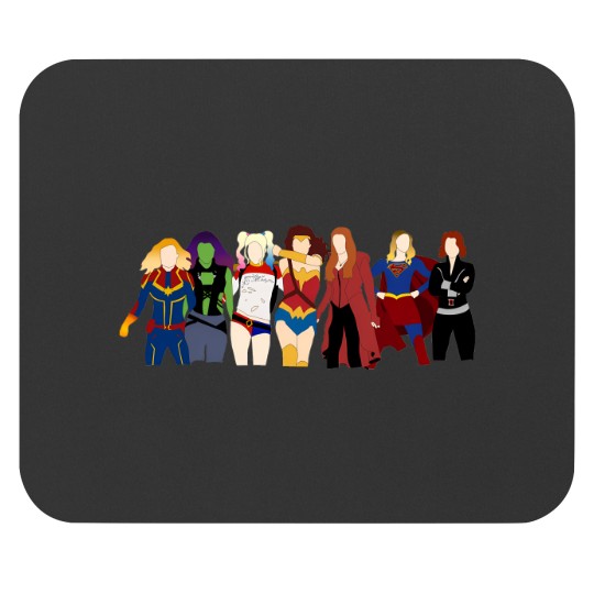 Discover Female Superheroes Mouse Pads