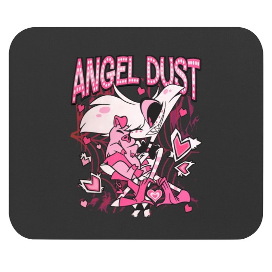 Discover Hazbin Hotel Angel Dust And Fat Nugget Cute Mouse Pads