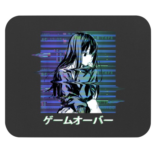 Discover Vaporwave Egirl Aesthetic Anime Japanese Sad GirlAlt Mouse Pads