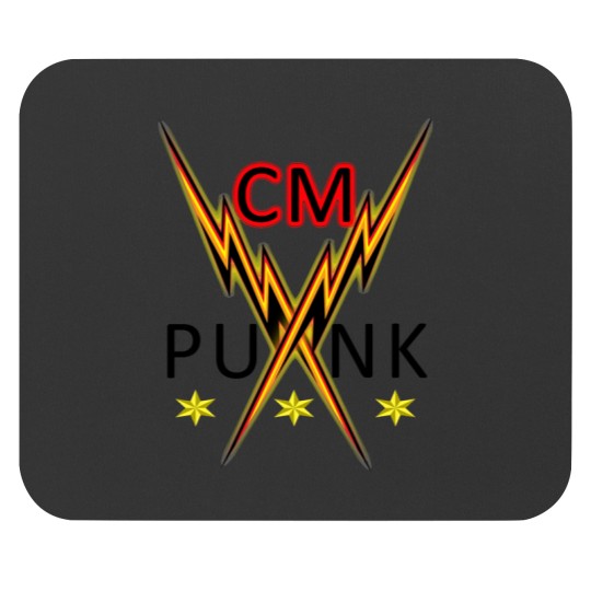 Discover Cm punk aewdesign Mouse Pads
