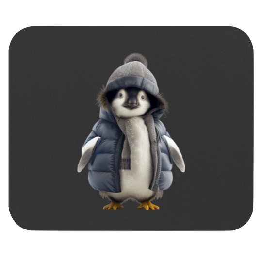 Discover Baby Penguin Hoodie Mouse Pads