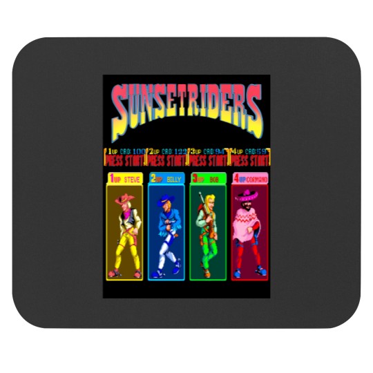 Discover Sunset Riders Character Select Mouse Pads