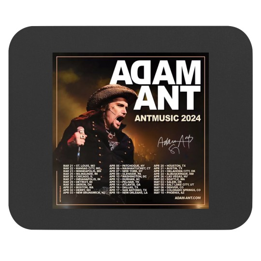 Discover Adam Ant Autumn 2024 UK ANTMUSIC Tour Unisex Mouse Pads