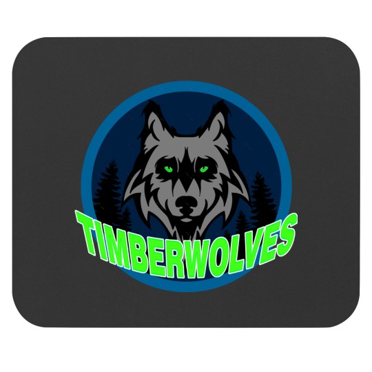 Discover Minesota Timberwolves Sticker Mouse Pads