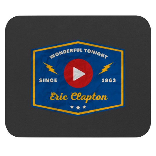 Discover Eric Clapton  Play Button Mouse Pads