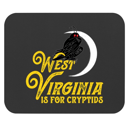 Discover West Virginia Is For Cryptids Mothman Gift Mouse Pads