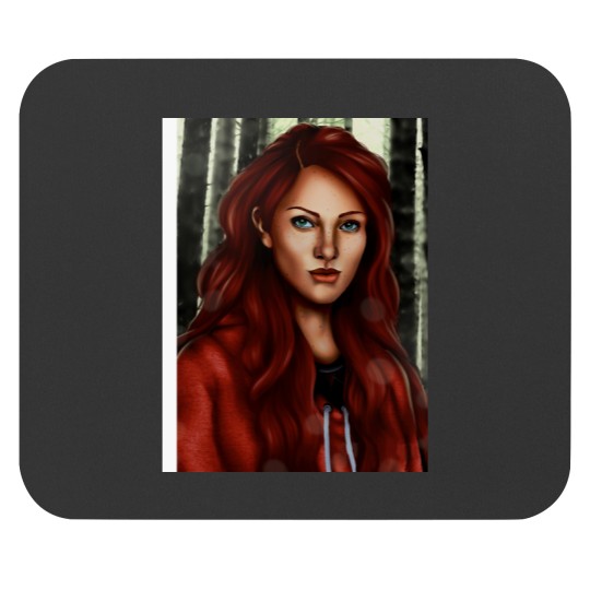 Discover Scarlet Benoit Baseball ¾ Sleeve Mouse Pads