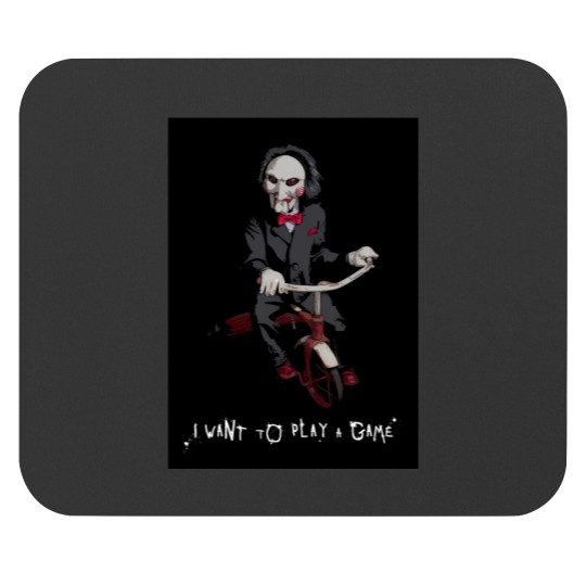 Discover Saw - I Want To Play A Game Mouse Pads
