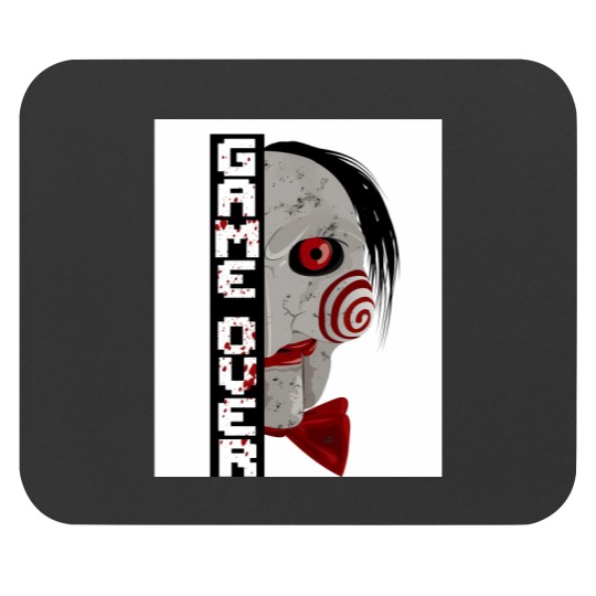 Discover Saw - Game Over Billy Mouse Pads