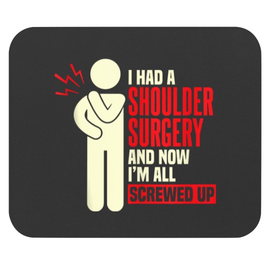Discover Shoulder Surgery Shoulder Replacement Warrior Mouse Pads