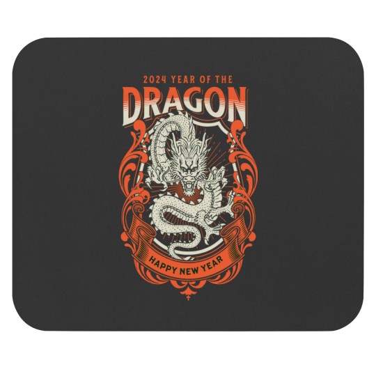 Discover Year of the Dragon Shirt done in KITTLE Mouse Pads