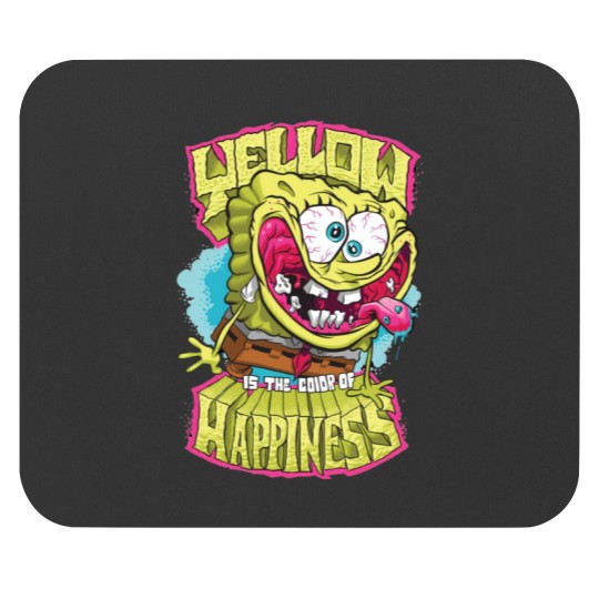 Discover Yellow Happiness Mouse Pads