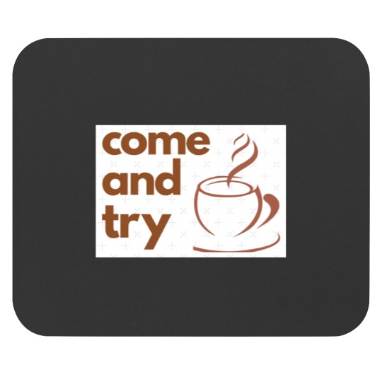 Discover My Coffee Sticker Mouse Pads