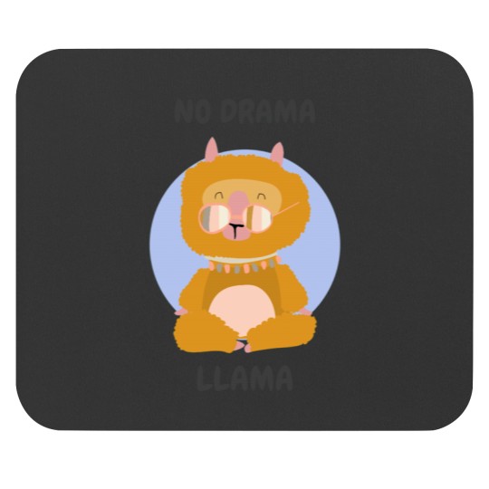 Discover No drama be llama Active Mouse Pads