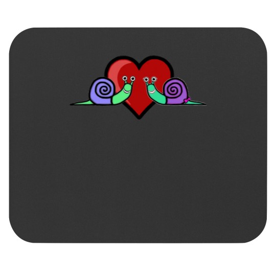 Discover Snail Couple Mouse Pads
