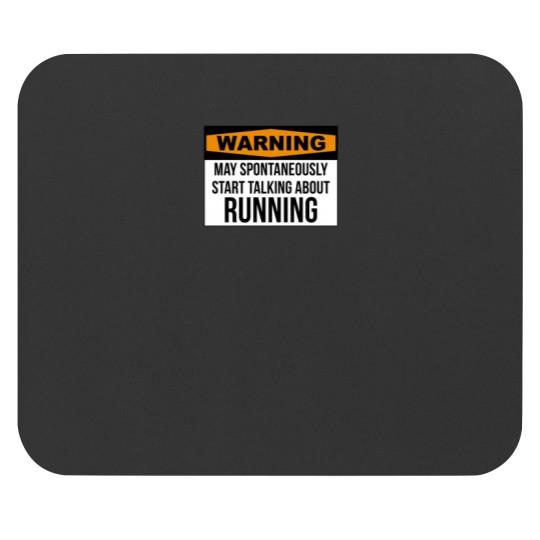 Discover Running Sticker Mouse Pads