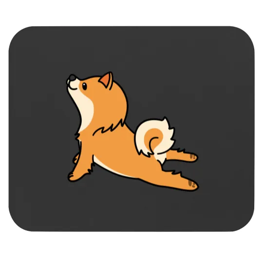 Discover Pomeranian Yoga Mouse Pads