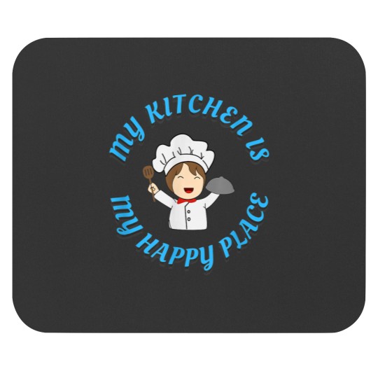 Discover The Kitchen is My Happy Place Mouse Pads