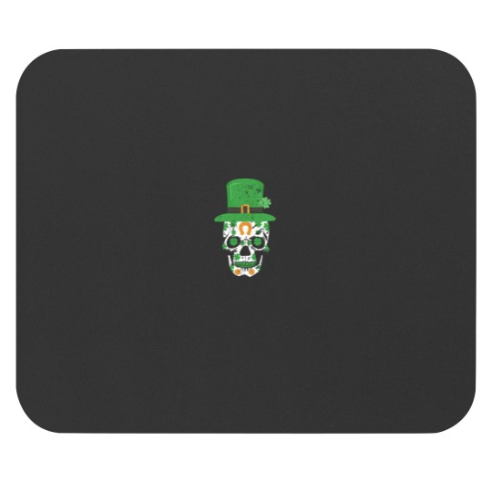 Discover St Patricks Day Skull Irish Shamrock of Dead Men Women 5113 Mouse Pads