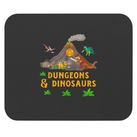 Discover Dungeons Dinosaurs Role Playing Gift Tabletop Fantasy 7571 Mouse Pads