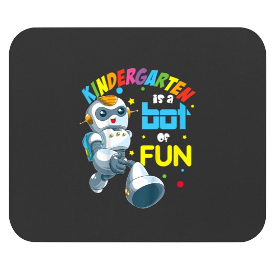 Discover Kids Back to School Kindergarten Cool Robot 4393 Mouse Pads