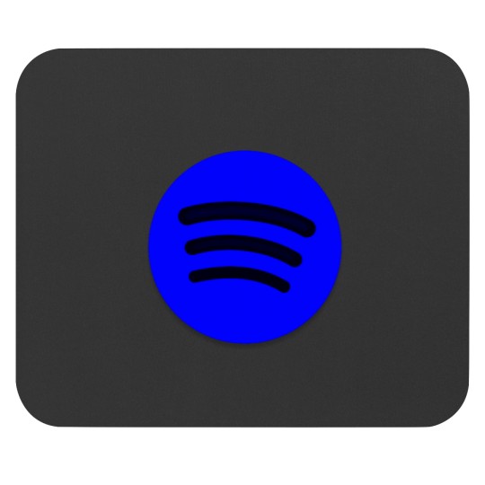 Discover spotify music blue Mouse Pads