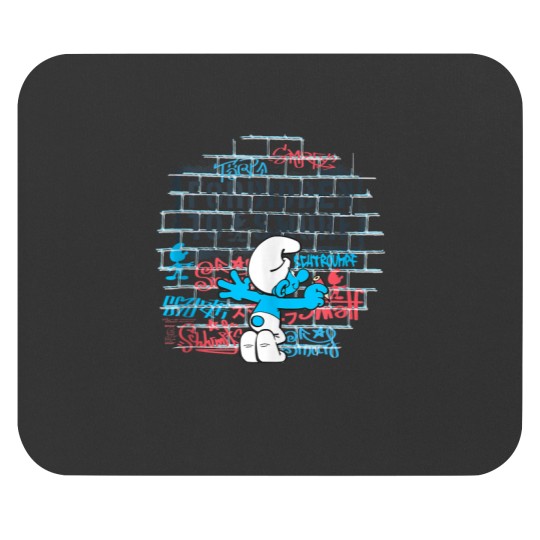 Discover The Smuurfs Forbidden to Smurf Street Art Mouse Pads