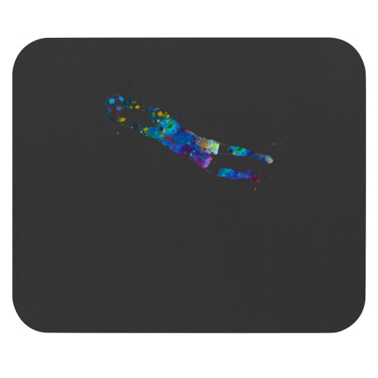Discover Soccer Player Goalie Mouse Pads