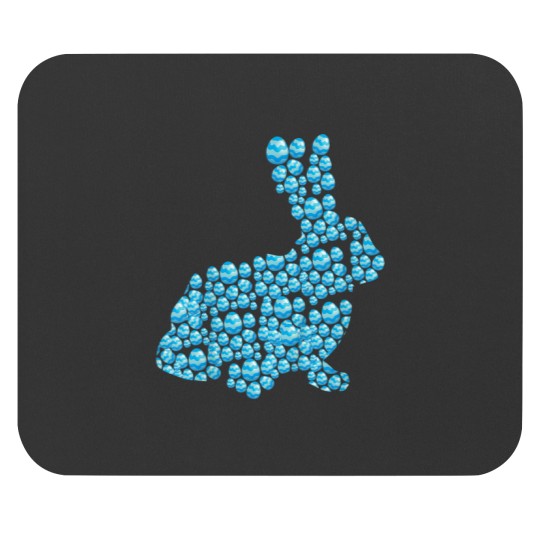 Discover Kids Bunny Easter Egg Pattern Cute Rabbit Boys Girls Mouse Pads