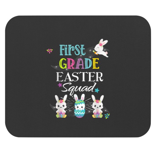 Discover Easter Teacher First Grade 1st Student Bunnies School Squad Mouse Pads