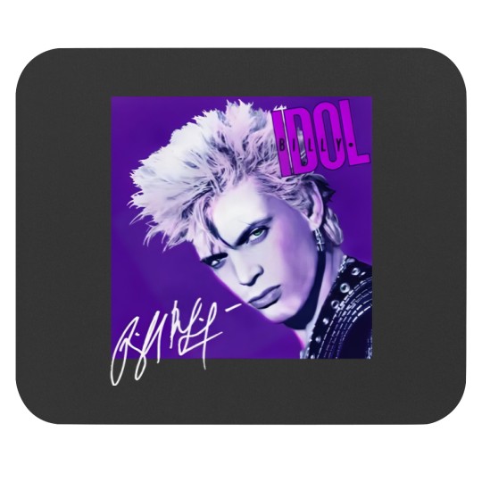 Discover Billy Idol Mouse Pads Billy Idol Whiplash Smile Song Cotton Mouse Pads Men Women