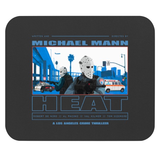 Discover Heat Movie Graphic Mouse Pad - 90s Action Film Memorabilia