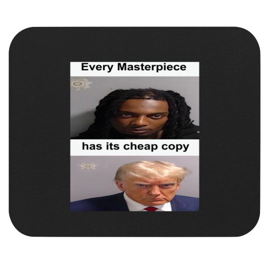 Discover Playboi Carti Donald Trump Mugshot Mouse Pads